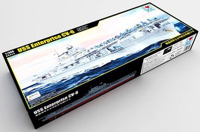 ILOVEKIT USS Enterprise CV6 Aircraft Carrier Plastic Model Military Ship Kit 1/350 Scale #65302