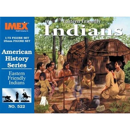 Imex Eastern Friendly Indians Western Plastic Model Kit 1/72 Scale #522