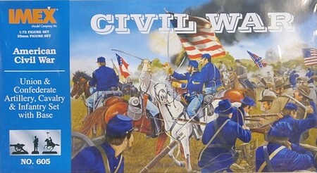 Imex Civil War Complete Set Plastic Model Military Diorama 1/72 Scale #605