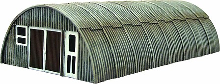 Imex Toms Quonset Hut Assembled Perma-Scene HO Scale Model Railroad Building #6100