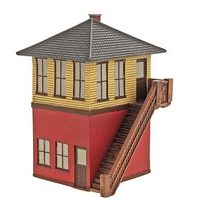 Imex Switch Tower Assembled Perma-Scene HO Scale Model Railroad Building #6111
