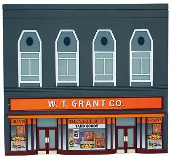 Imex W.T. Grant Co. Assembled Perma-Scene HO Scale Model Railroad Building #6120