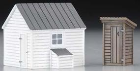 Outhouse & Garage Assembled Perma-Scene