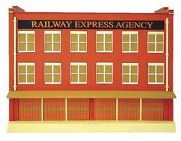 Imex REA Truck Terminal Assembled Perma-Scene HO Scale Model Railroad Building #6142 Imex REA Truck Terminal Assembled Perma-Scene HO Scale Model Railroad Building #6142