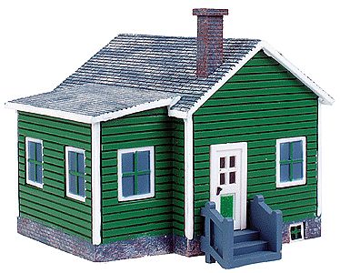 Imex Country Cottage Assembled Perma-Scene HO Scale Model Railroad Building #6149
