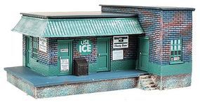 Imex Ice House/Factory Assembled Perma-Scene HO Scale Model Railroad Building #6150 Imex Ice House/Factory Assembled Perma-Scene HO Scale Model Railroad Building #6150