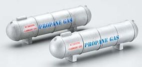 Imex Large Propane Tank Assembled Perma-Scene (2) HO Scale Model Railroad Accessory #6157 Imex Large Propane Tank Assembled Perma-Scene (2) HO Scale Model Railroad Accessory #6157