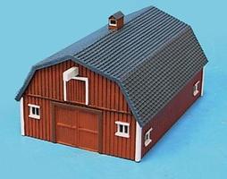 Imex Stengel's Barn Assembled Perma-Scene N Scale Model Railroad Building #6302
