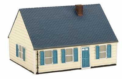 Imex Levittown Model B Assembled Perma-Scene N Scale Model Railroad Building #6313