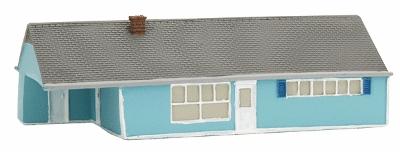 Imex Levittown Model D Assembled Perma-Scene N Scale Model Railroad Building #6315