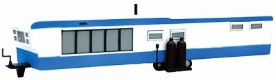 Imex 1958 Great Lakes Trailer Assembled Perma-Scene N Scale Model Railroad Building #6323