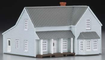 Imex Farm House Assembled Perma-Scene N Scale Model Railroad Building #6336