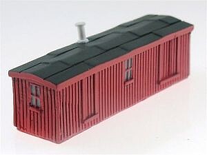 Imex Maintenance Shed Assembled Perma-Scen N Scale Model Railroad Building #6341