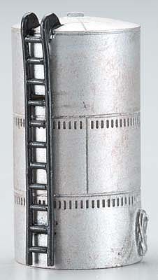 Imex Medium Diesel Fuel Storage Tank Assembled Perma-Scene N Scale Model Railroad Accessory #6353