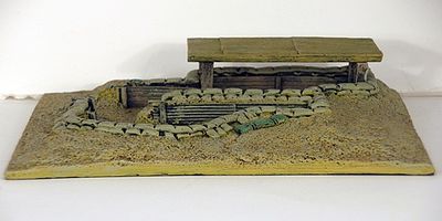 Imex Command Post Bunker with Roof Plastic Model Military Diorama 1/72 Scale #6708