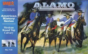 Imex Mexican Round Top Cavalry Plastic Model Alamo Figure 1/32 Scale #718