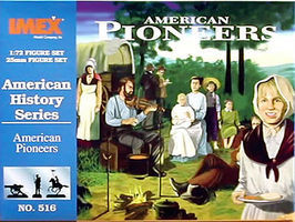 Imex American Pioneers Figure Set Plastic Model Figure Set 1/72 Scale #zdf516 Imex American Pioneers Figure Set Plastic Model Figure Set 1/72 Scale #zdf516