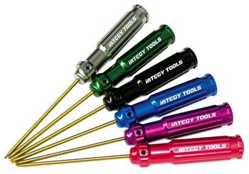 Integy Hex Wrench Set, Ti-Nitride  (6)