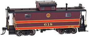 Centralia Car Shops NE-5 Caboose Chicago Great Western (maroon 2-Stripe, 24'' Herald)
