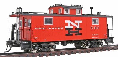 Intermountain NE-5 Caboose - Ready to Run - New Haven HO Scale Model Train Freight Car #1222