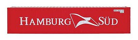 40' Corrugated Container 2-Pack - Ready to Run Hamburg Sud