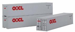 Intermountain 40' Corrugated Container OOCL pkg(3) HO-Scale