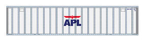 Intermountain 40' Rib Side Container APL (2) HO Scale Model Train Freight Car Load #30307