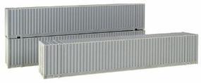 Intermountain 48' Jindo Container undecorated 3 pack HO Scale Model Train Freight Car Set #30550