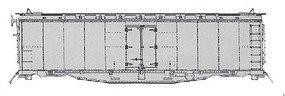 ATSF Type Reefer Undec - HO-Scale