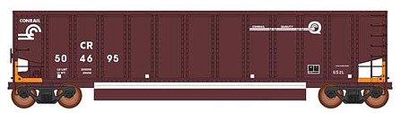 Intermountain 13-Panel Coalporter Coal Gondola - Ready to Run - Value Line Conrail (Boxcar Red, white, orange EABS Markings)