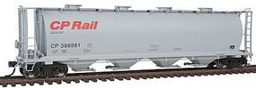 59' 4-Bay Cylindrical Covered Hopper Canadian Pacific HO Scale Model Train Freight Car #45230