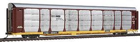 Bi-Level Auto Rack on Flatcar Norfolk Southern HO Scale Model Train Freight Car #45256
