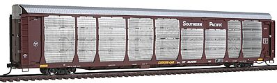 Intermountain Bi-Level Auto Rack on Flatcar Southern Pacific (Brown) HO Scale Model Train Freight Car #45257