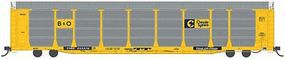Bi-Level Auto Rack Chessie System B&O HO Scale Model Train Freight Car #45272