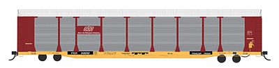 Intermountain Bi-Level Auto Rack Soo Line w/Trailer-Train Flat HO Scale Model Train Freight Car #45273