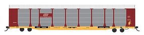 Intermountain Bi-Level Auto Rack Soo Line w/Trailer-Train Flat HO Scale Model Train Freight Car #45273 Intermountain Bi-Level Auto Rack Soo Line w/Trailer-Train Flat HO Scale Model Train Freight Car #45273