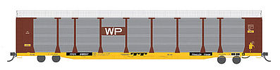 Intermountain Bi-Level Auto Rack with Flatcar Western Pacific HO Scale Model Train Freight Car #45279