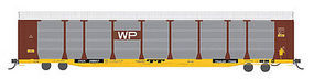 Bi-Level Auto Rack with Flatcar Western Pacific HO Scale Model Train Freight Car #45279