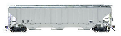 Intermountain 4750 3 Bay Hopper Data gray HO Scale Model Train Freight Car #45286