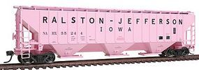 PS2CD 4750 Cubic Foot 3-Bay Covered Hopper HO Scale Model Train Freight Car #45340