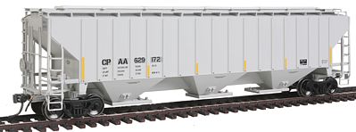 Intermountain PS2CD 4750 Cubic Foot 3-Bay Covered Hopper CP HO Scale Model Train Freight Car #45388