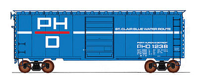 Intermountain 40PS-1 Boxcar PHDR HO Scale Model Train Freight Car #45426