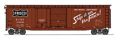 Intermountain 50 PS-1 Double-Door Boxcar St Louis & San Francisco HO Scale Model Train Freight Car #45625