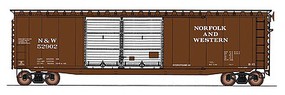Intermountain PS-1 50' Double-Door Boxcar Norfolk & Western #52902 HO Scale Model Train Freight Car #45630