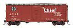 Intermountain AAR 10'6'' Modified Boxcar Santa Fe Bx-37 Chief HO Scale Model Train Freight Car #45835 Intermountain AAR 10'6'' Modified Boxcar Santa Fe Bx-37 Chief HO Scale Model Train Freight Car #45835