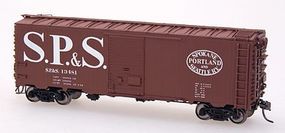 40' 12-Panel Boxcar Spokane, Portland & Seattle HO Scale Model Train Freight Car #46006