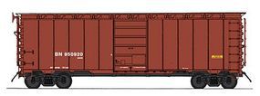 Intermountain 40' 12-Panel Boxcar Ready to Run Burlington Northern (MOW Scheme, Boxcar Red, Reporting Marks Only) HO-Scale Intermountain 40' 12-Panel Boxcar Ready to Run Burlington Northern (MOW Scheme, Boxcar Red, Reporting Marks Only) HO-Scale