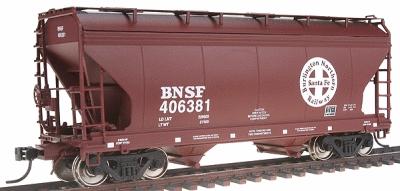 Intermountain ACF 2-Bay Center-Flow Covered Hopper BNSF HO Scale Model Train Freight Car #46533