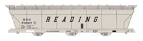 Intermountain ACF 4650 Cubic Foot 3-Bay Covered Hopper Reading HO Scale Model Train Freight Car #47075 Intermountain ACF 4650 Cubic Foot 3-Bay Covered Hopper Reading HO Scale Model Train Freight Car #47075