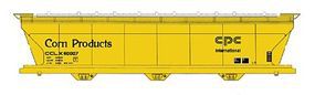 Intermountain ACF 4650 Cubic Foot 3-Bay Covered Hopper Corn Products HO Scale Model Train Freight Car #47078 Intermountain ACF 4650 Cubic Foot 3-Bay Covered Hopper Corn Products HO Scale Model Train Freight Car #47078